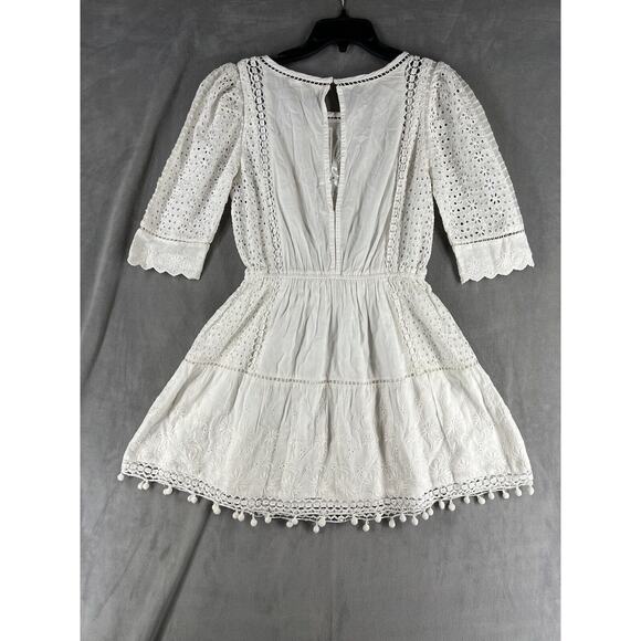 LoveShackFancy White Mini Dress - Picture 5 of 9